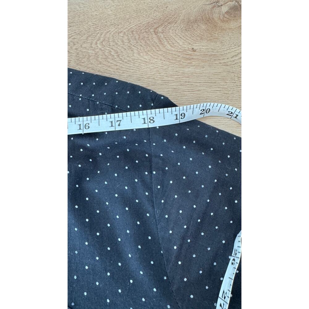 The Great Mini Polka Dot Pajama Set Black Top Cropped Pants Size 1 (Small) - Picture 9 of 12